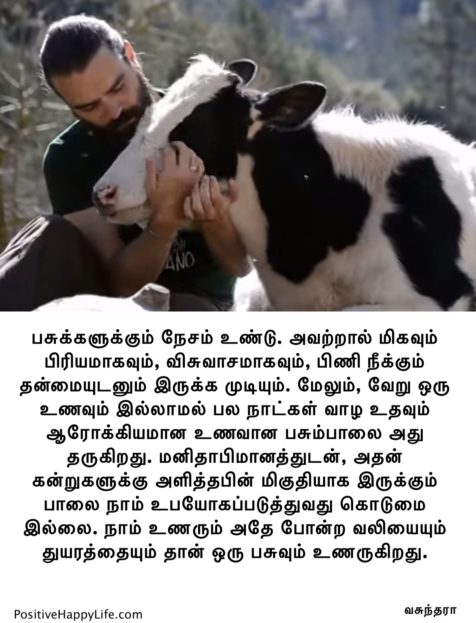பசுக்களுக்கும் நேசம் உண்டு