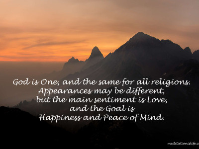 God is same for all