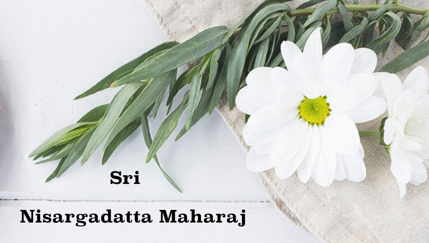 Nisargadatta Header YouTube 1 Front Page Nisargadatta Meditation